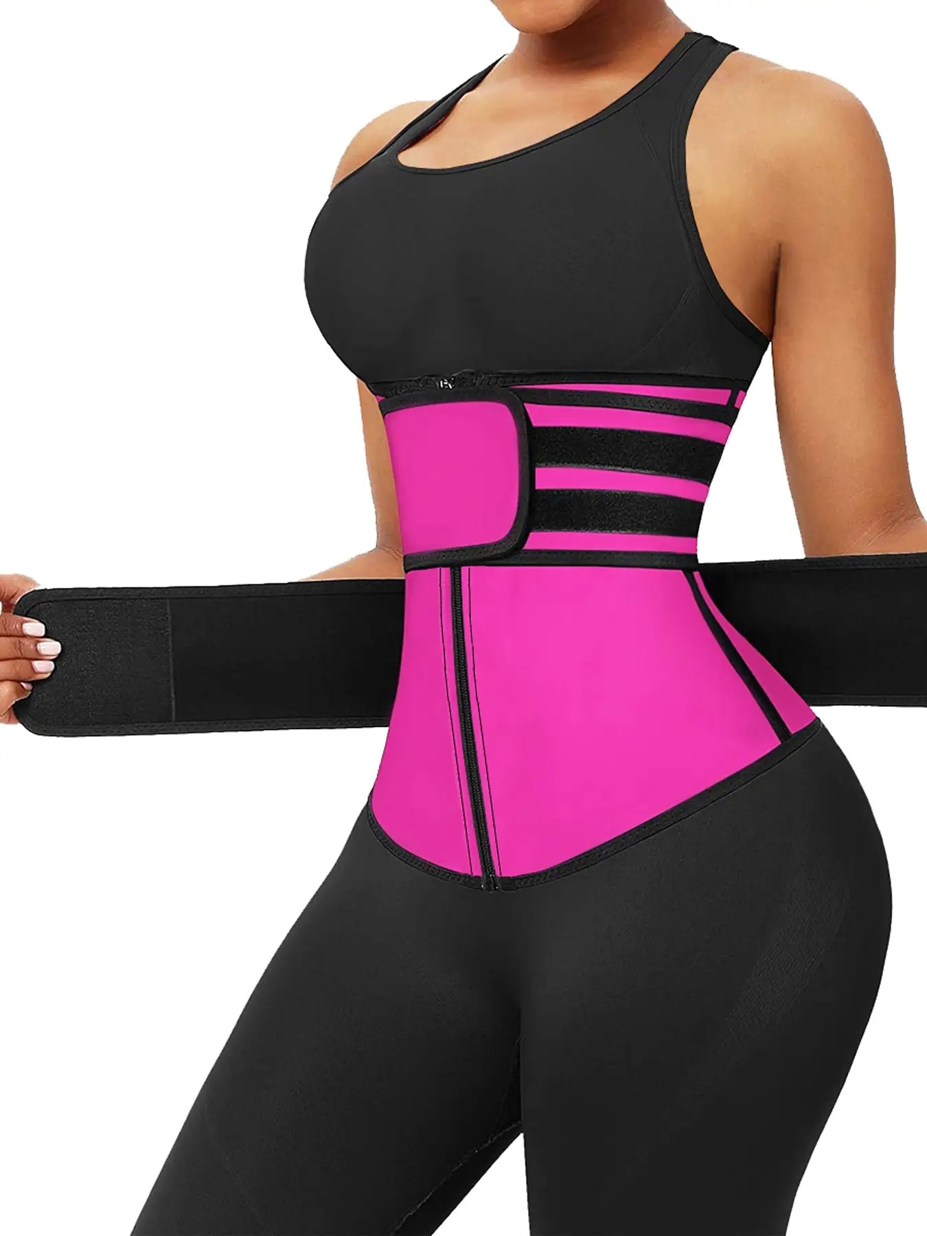 Sweat Waist Trainer Belt Neoprene - Neopren Waist Trainer Workout Trimmer Belt