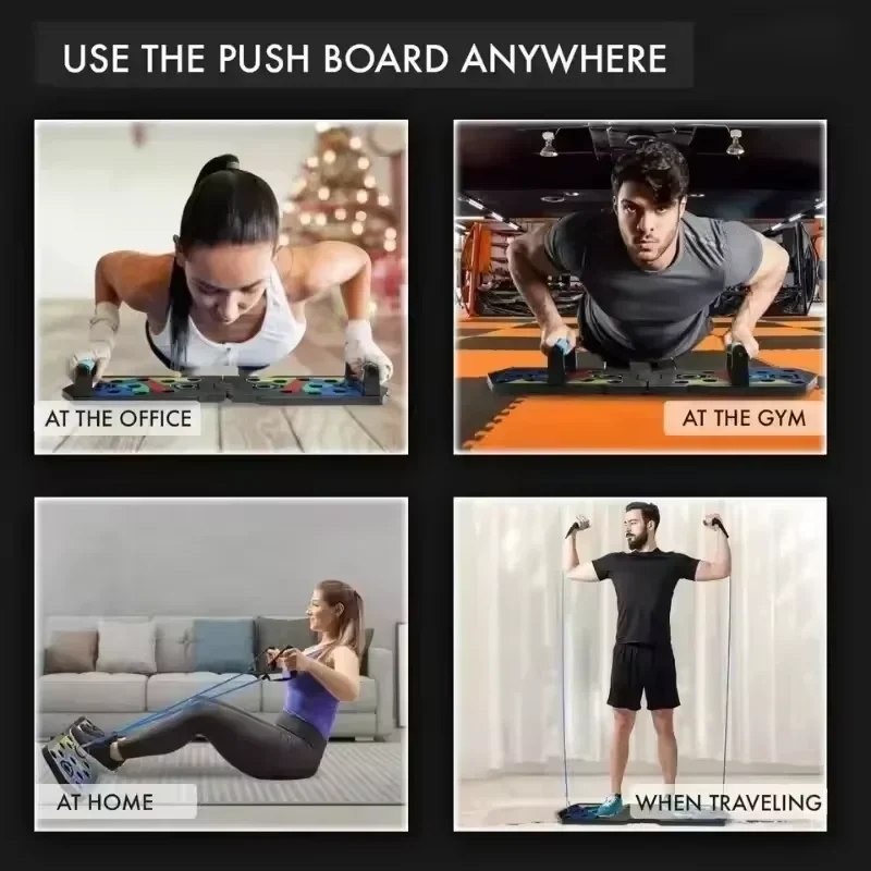 1 Pcs Foldable Multifunctional - Push Up Board Foldable Multi Function 评论和价格